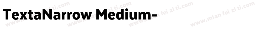 TextaNarrow Medium字体转换